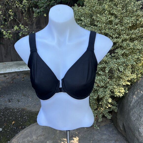 SPANX Bra-lleluyah by Sara Blakely Black Front Snap Bra Size 34DD - Picture 7 of 8